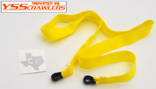CrawlerInnovations Scale Tow Straps [Yellow]