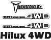RC4WD 1/10 Metal Emblem for Tamiya Hilux!
