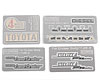 RC4WD Complete Metal Emblems Set for RC4WD Cruiser Body! [Metal]