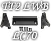 RC4WD Toyota LC70 Body Mount Set for TF2 LWB Chassis!