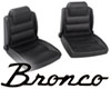 RC4WD Bucket Seats for Axial SCX10 III Early Ford Bronco (Black)