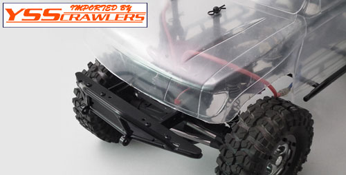 Tough Armor Winch Bumper with Grill Guard to fit Axial SCX10