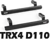 RC4WD TOUGH ARMOR SLIM-LINE CNC SLIDERS FOR TRAXXAS TRX-4 (BLACK