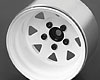 RC4WD 5 Lug Deep Dish Wagon 1.9" Steel Stamped Wheel (White)