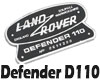 Land Rover Rear Metallic Badge (D110)!
