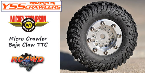 RC4WD Mickey Thompson Baja Claw TTC Micro Size Scale Tires