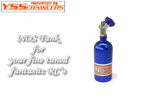 YSS 1/10 Real Scale NOS TANK! [Blue][Aluminum]