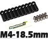 BR HD M4 Rodend with Stainless Ball! [M4][Straight][10pcs]