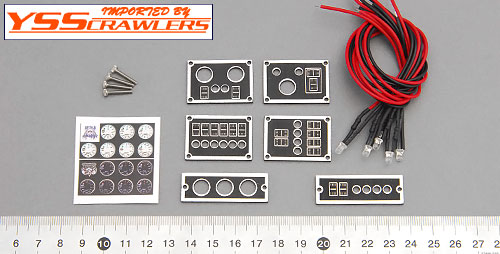 YSS Crawlers 1/10 Real Scale Control Panel kit