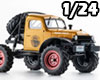 YSS FMS 1/24 FCX24 Power Wagon Yellow 4WD Crawler RTR!