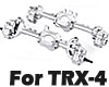 YSS GRC G2 Ackermann Alum F&R Axle Housing Set for Traxxas TRX-4