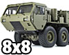 YSS HG-P801 1/12 8X8 Military Truck ARTR w/ 2.4GHz Remote
