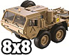 YSS HG-P802 1/12 8X8 Military Truck ARTR w/ 2.4GHz Remote