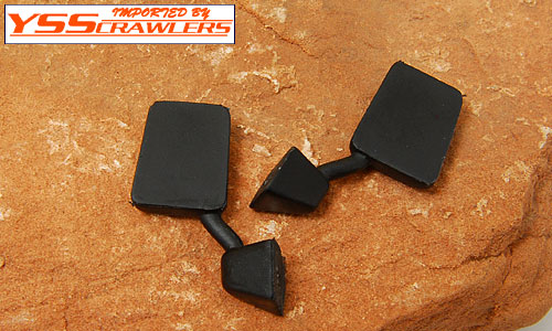 YSS Scale Rubber Back Mirror V2 For Tamiya Hilux [L&R] 