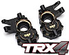 YSS Raffee Brass Front Steering Knuckle for TRX-4![Black]